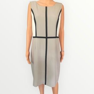 Calvin Klein Color-Block Dress Size 12